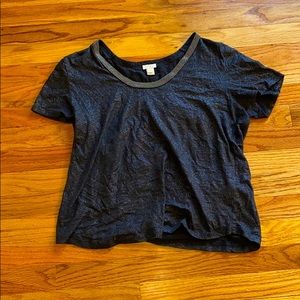 Jcrew Night Out Sparkle Shirt with Beaded Hemline